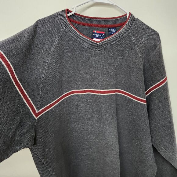 Bugle Boy Classics Long Sleeve V Neck Sweater Men's Large 1319 - Picture 6 of 12